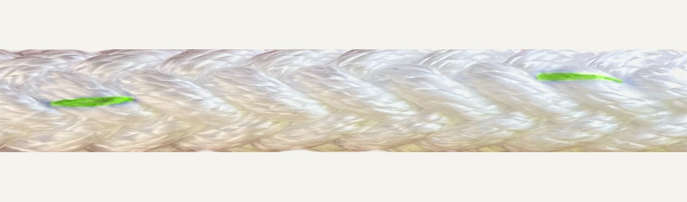 Close-up of Akwaflex Plus 12 Strand rope texture