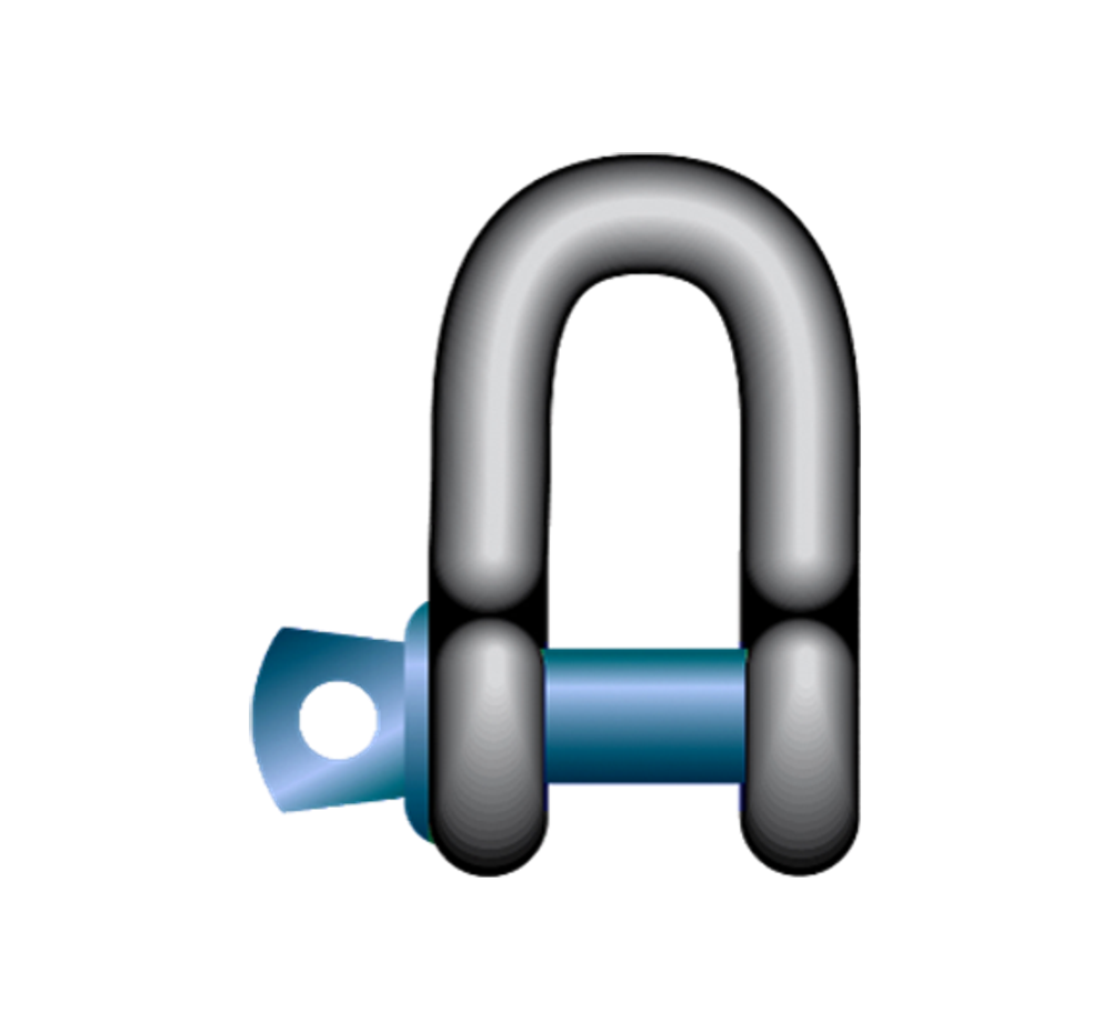 Grade S Safety Dee Screw Pin Shackle Galvanised
