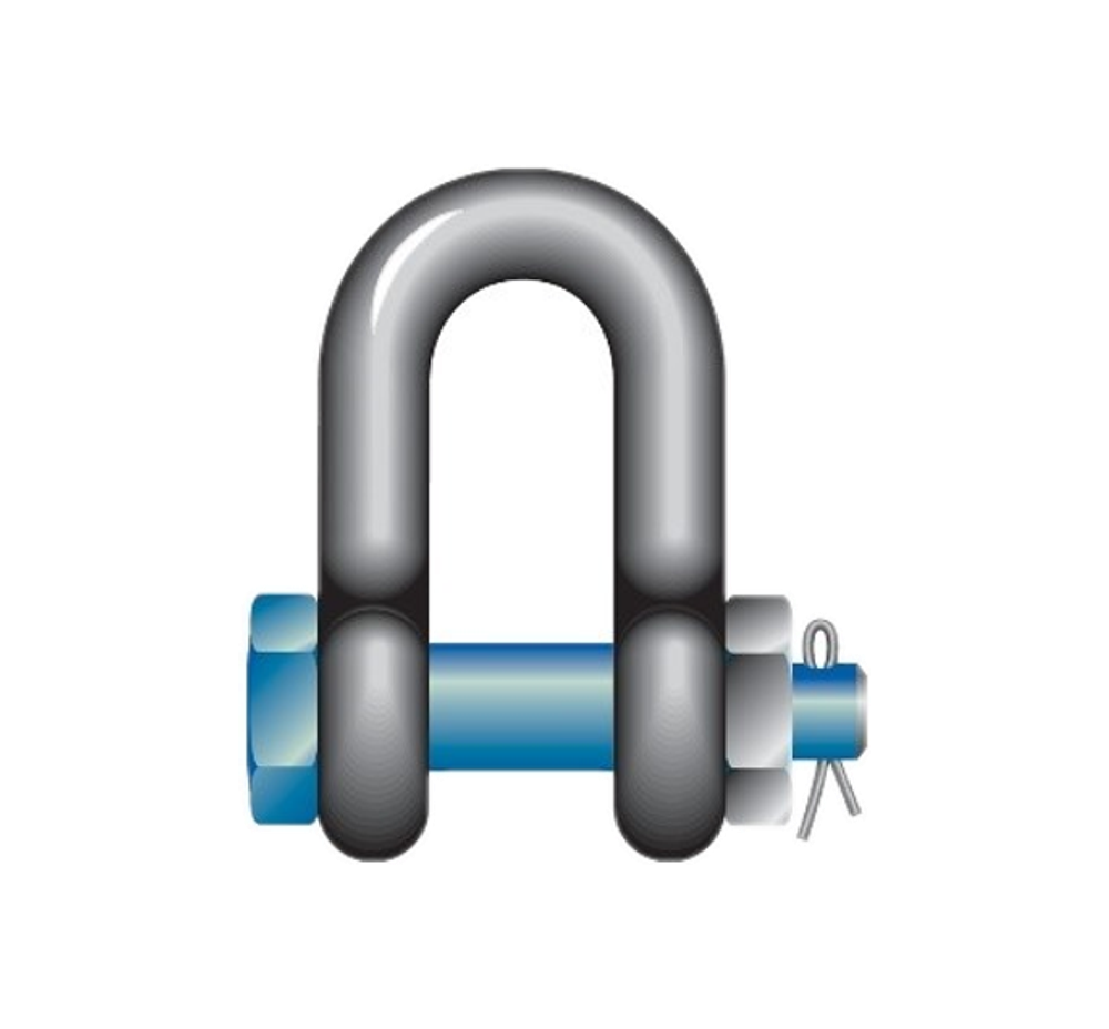 Grade S Safety Dee Shackle Galvanised