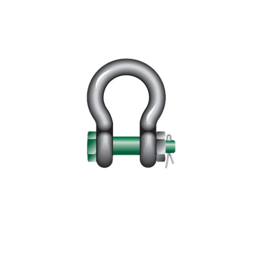 Green Pin Safety Bow Shackles