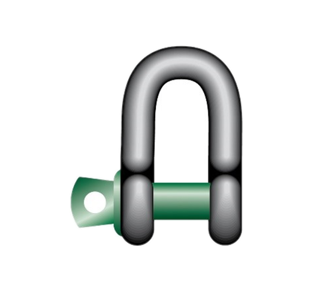 Green Pin Screw Pin Dee Shackles