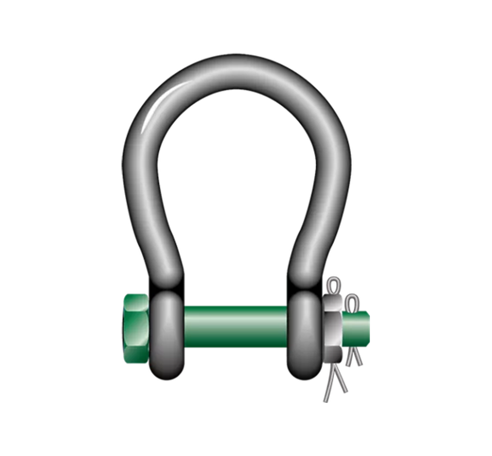 Green Pin Wide Mouth Shackle