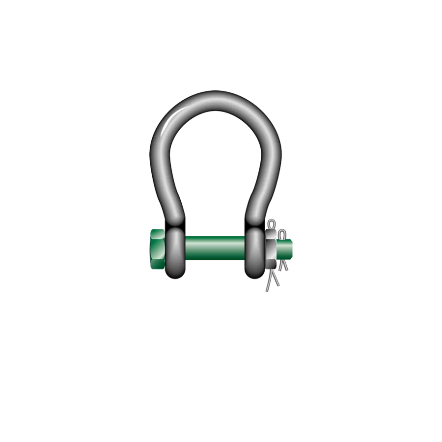 Green Pin Wide Mouth Shackle