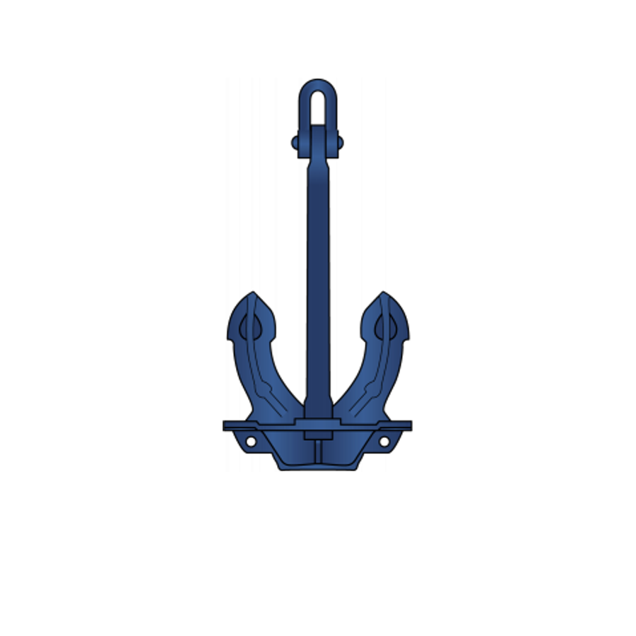 Halls Stockless Anchor