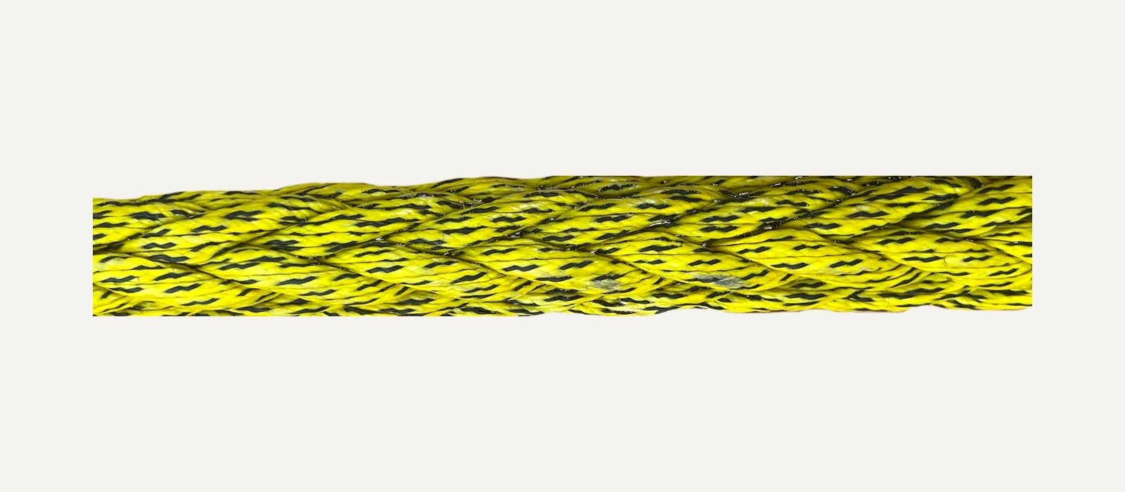 Close-up of Jeymoor 12 Strand HMPE/PES rope texture