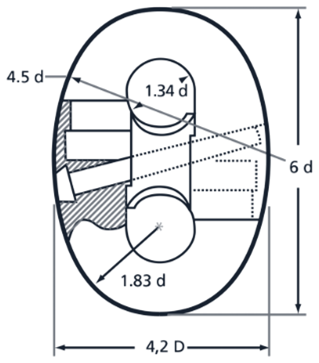 kenter joining shackle dimension diagram