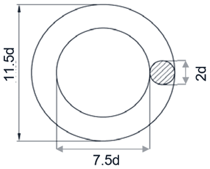 mooring ring dimension diagram