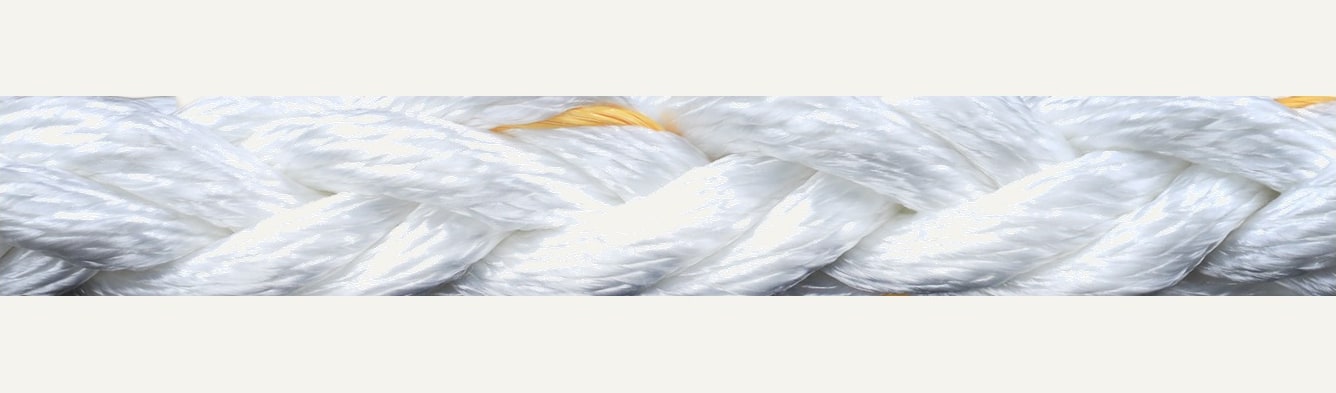 Close-up of X2 Ultra 8 Strand rope texture